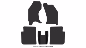 Interior mats for the Subaru Leone 1984-1994 III generation EU Sedan restyling - Фото 2