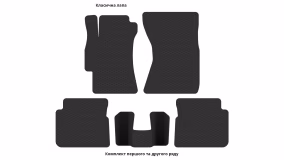 Interior mats for the Subaru WRX STI (GR) 2007-2014 III generation EU Hatchback - Фото 3