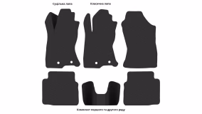 Interior mats for the Subaru Crosstrek GU 2022-… III generation US Crossover - Фото 2
