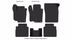 Interior mats for the Suzuki SX4 2013-2021 II generation EU Hatchback - Фото 4