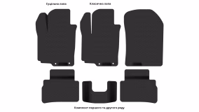 Interior mats for the Suzuki Vitara 2018-… IV generation EU Crossover restyling - Фото 3