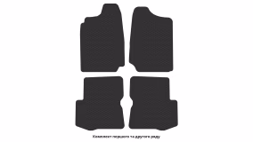 Interior mats for the Suzuki Jimny JB 1998-2018 III generation EU Crossover - Фото 3