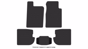 Interior mats for the Suzuki Sidekick/Escudo 1988-1997 I generation EU Crossover - Фото 3