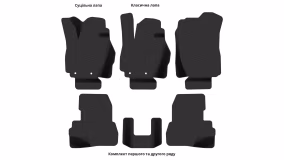 Interior mats for the Suzuki Jimny JB74 2018-… IV generation EU Crossover 3-door - Фото 6