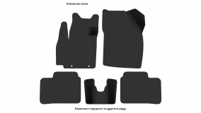 Interior mats for the Suzuki Ignis MF 2016-… II generation EU Hatchback - Фото 3
