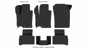 Interior mats for the Suzuki Vitara 2015-2018 IV generation EU Crossover pre-restyling - Фото 4