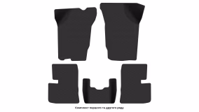 Interior mats for the Suzuki Alto 2002-2006 IV generation EU Hatchback - Фото 3