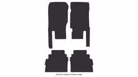 Килимки в салон Tata Xenon 2006-… I покоління IN Pickup 4-х дверна Crew Cab - Фото 2