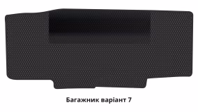 Interior mats for the Tesla Model X 2015-2021 I generation US Crossover pre-restyling 6-seater - Фото 2