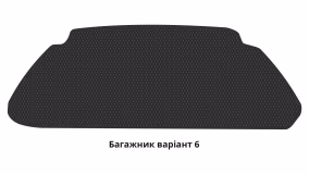 Interior mats for the Tesla Model X 2015-2021 I generation US Crossover pre-restyling 6-seater - Фото 3