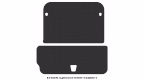 Interior mats for the Tesla Model X 2015-2021 I generation US Crossover pre-restyling 6-seater - Фото 5