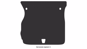 Interior mats for the Tesla Model X 2015-2021 I generation US Crossover pre-restyling 6-seater - Фото 7