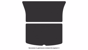 Interior mats for the Tesla Model Y 2020-2025 I generation US Crossover pre-restyling 5-seater - Фото 3