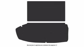 Interior mats for the Tesla Model S Plaid 2021-… I generation US Liftback - Фото 2