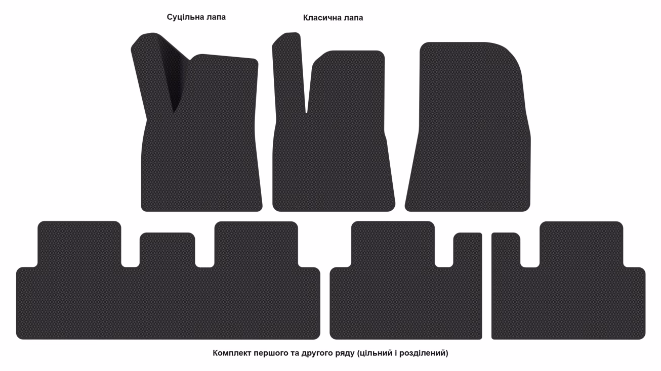 Interior mats for the Tesla Model 3 2023-… I generation US Sedan restyling - Фото 2