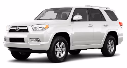 Interior mats for the Toyota 4Runner (N280) 2009-2014 V generation Crossover pre-restyling 7-seater
