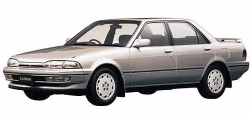 Interior mats for the Toyota Carina 1989-1993 V generation EU Sedan right-hand