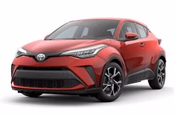 Interior mats for the Toyota C-HR 2019-2023 I generation EU Crossover restyling Hybrid