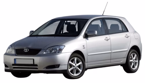 Interior mats for the Toyota Corolla E12 2000-2006 IX generation EU Hatchback