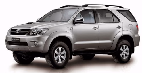 Interior mats for the Toyota Fortuner 2004-2015 I generation EU Crossover
