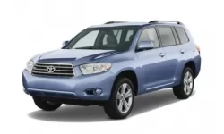 Коврики в салон Toyota Highlander XU40 2008 - 2013 II поколение EU Crossover 7-ми местная 