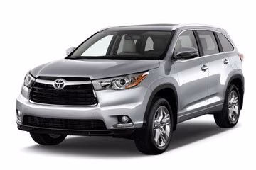 Interior mats for the Toyota Highlander XU50 2013-2021 III generation EU Crossover 7-seater