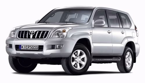 Interior mats for the Toyota Land Cruiser Prado J125 2002-2009 III generation EU Crossover 3-door