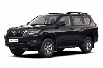 Interior mats for the Toyota Land Cruiser Prado J150 2017-2023 IV generation EU Crossover 2 restyling 7-seater