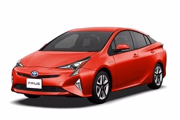 Interior mats for the Toyota Prius C Aqua ZVW30 2012-2019 III generation US Hatchback
