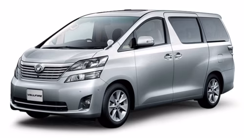 Interior mats for the Toyota Vellfire AH20 2008-2015 II generation JP Minivan 7-seater right-hand