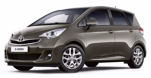 Interior mats for the Toyota Verso S 2009-2018 I generation EU Minivan 5-seater