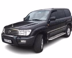 Interior mats for the Toyota Land Cruiser 100 2003-2007 VIII generation EU Crossover restyling 5-seater