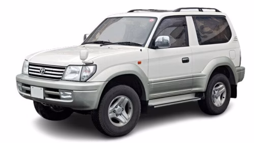 Interior mats for the Toyota Land Cruiser Prado J90 1996-2002 II generation EU Crossover 3-door 5-seater