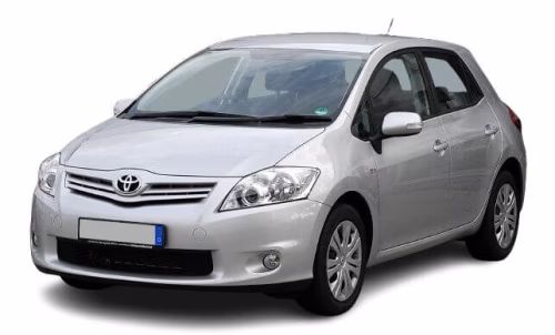 Interior mats for the Toyota Auris E150 2006-2012 I generation EU Hatchback 5-door Hybrid