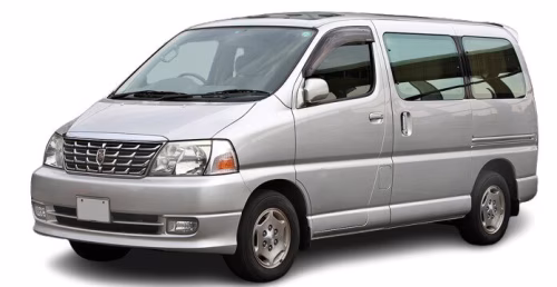 Interior mats for the Toyota Grand Hiace 2002-2005 IV generation EU VAN