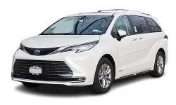 Коврики в салон Toyota Sienna XL40 2020 - ... IV поколение USA Minivan 7-ми местная Hybrid 
