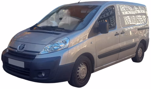 Interior mats for the Toyota ProAce 2013-2016 I generation EU VAN