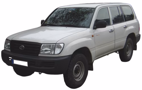 Interior mats for the Toyota Land Cruiser 105 1998-2007 VIII generation EU Crossover 7-seater