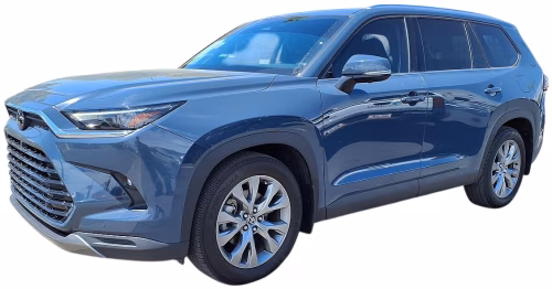 Interior mats for the Toyota Grand Highlander (AS10) 2023-… IV generation US Crossover 7-seater