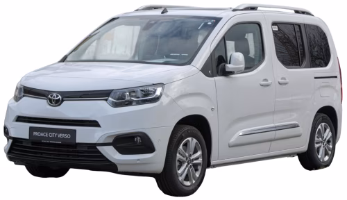 Interior mats for the Toyota ProAce city Verso 2019-… I generation EU VAN 5-seater