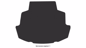 Interior mats for the Toyota Corolla E16/E17 2012-2018 XI generation US Sedan - Фото 2