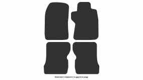 Interior mats for the Toyota Carina 1989-1993 V generation EU Sedan right-hand - Фото 3