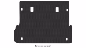 Interior mats for the Toyota Land Cruiser Prado J150 2009-2013 IV generation EU Crossover pre-restyling 7-seater - Фото 3