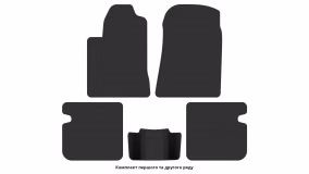 Interior mats for the Toyota Corolla E12 2000-2006 IX generation EU Hatchback - Фото 3