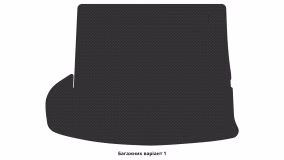 Interior mats for the Toyota Highlander XU50 2013-2021 III generation EU Crossover 7-seater - Фото 5