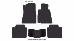 Interior mats for the Toyota Mark Х (120 кузов) 2004-2009 I generation EU Sedan left-hand - Фото 3