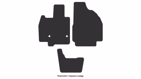 Interior mats for the Toyota Previa 2006-2019 III generation EU Minivan 6-seater - Фото 4