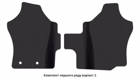 Interior mats for the Toyota Hiace H100 (XH10) 2006-2012 IV generation EU VAN restyling - Фото 3