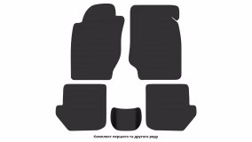 Interior mats for the Toyota Rav 4 1994-2000 I generation EU Crossover 3-door - Фото 2