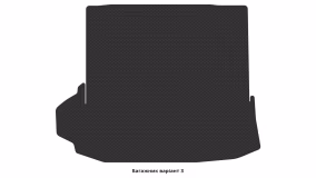 Interior mats for the Toyota Highlander XU70 2019-… IV generation Crossover 7-seater - Фото 4